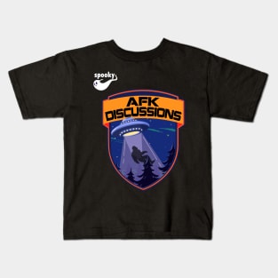 ufo bigfoot abduction Kids T-Shirt